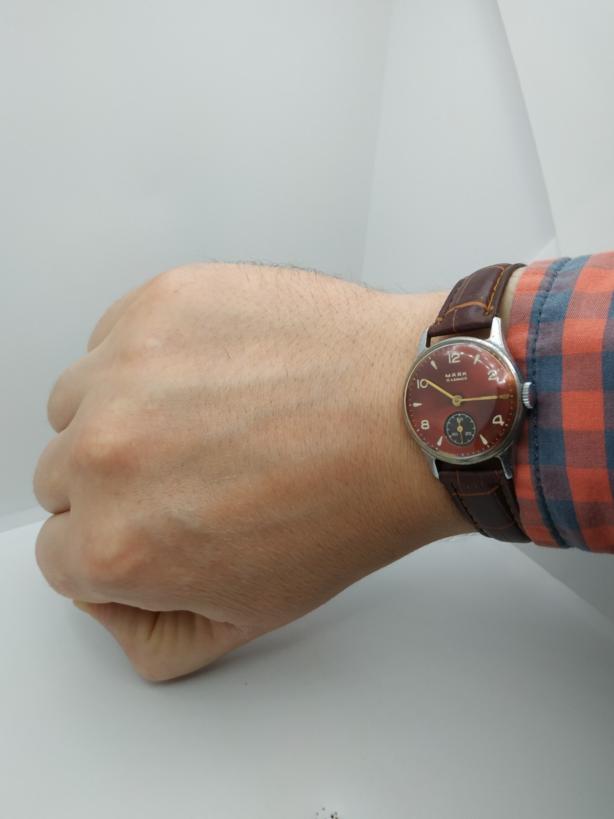 Men’s Watch Vintage Pobeda Mayak Majak USSR Mechanical CChZ Soviet Retro 1955s