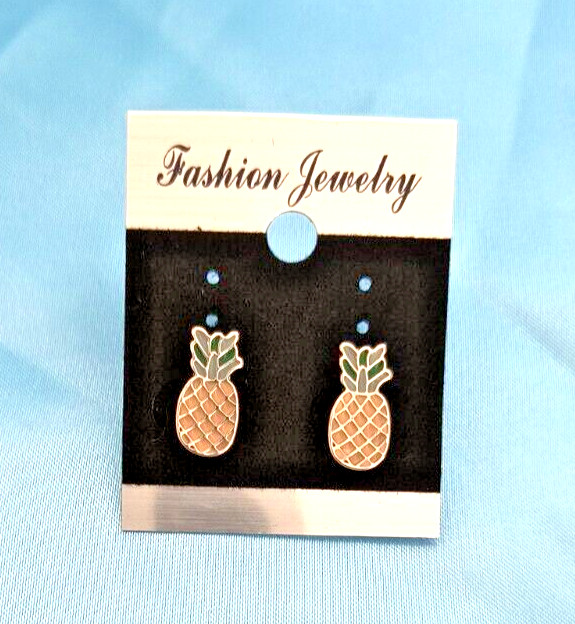 New Fashion Jewelry Girls Teens Post/Stud Earrings Pineapples Multicolor