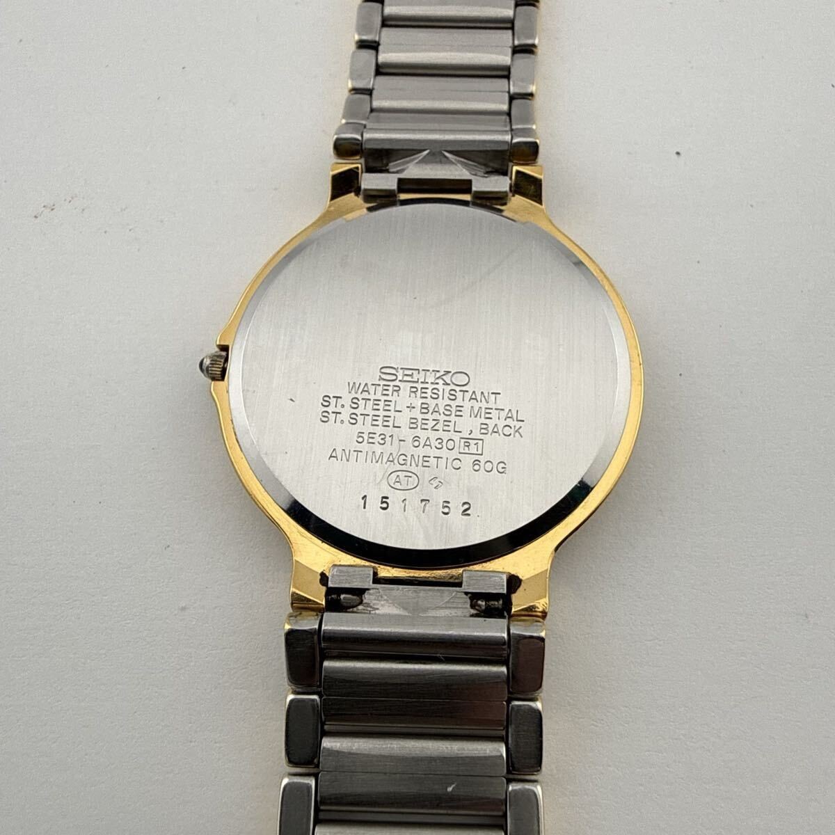 SEIKO 5E31 6A30 Seiko DOLCE Men s Boys Wristwatch Working D436