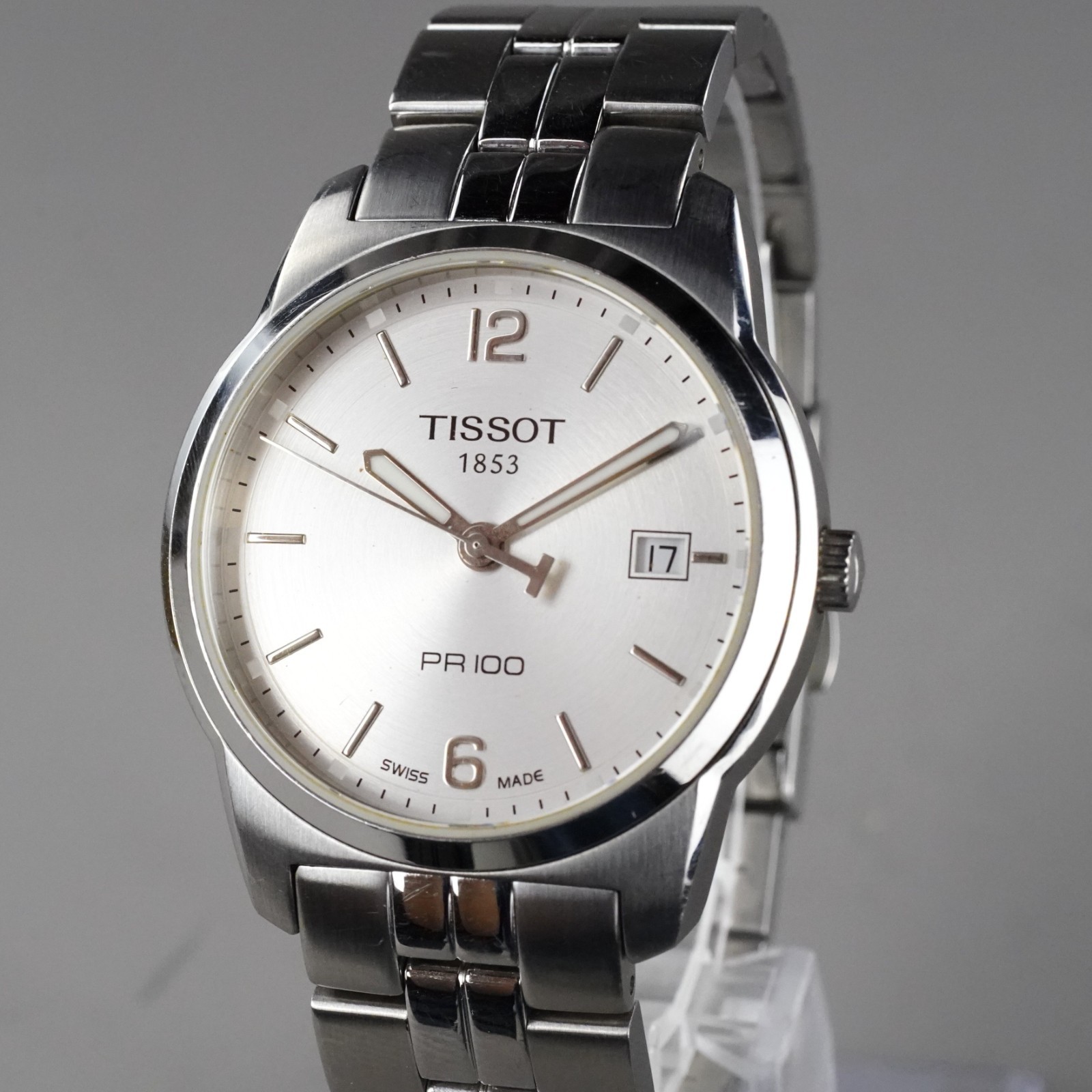 Tissot PR100 Vintage T049410A QUARTZ Men’s Watch 37mm New Battery