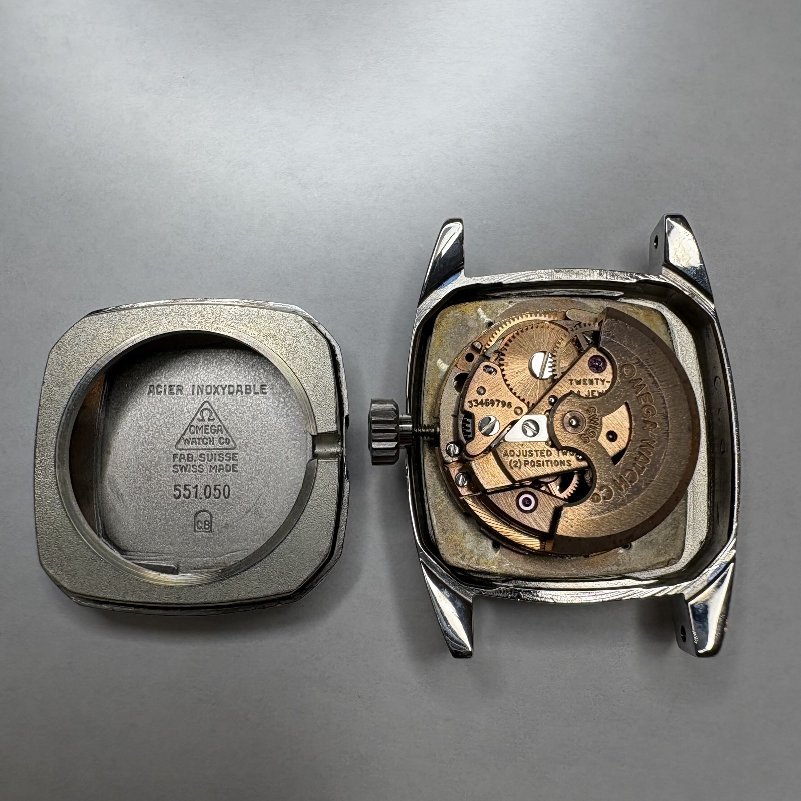 Vintage 1973 OMEGA Automatic De Ville Womens Cal.661 Ref.551.050 From Japan