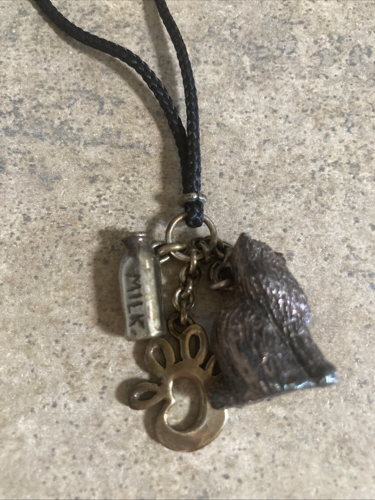 2 Susan Cummings Cat Necklaces