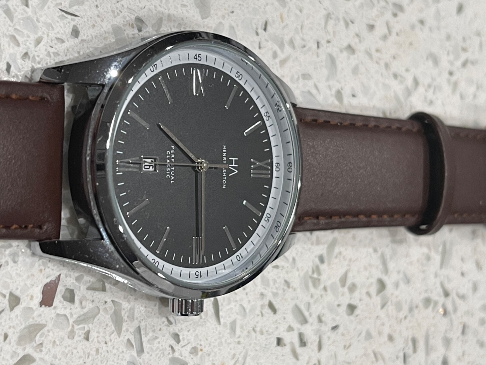 Henry Ashton perpetual classicDial Diameter: 41mm Stainless Steel 1 Bar Water