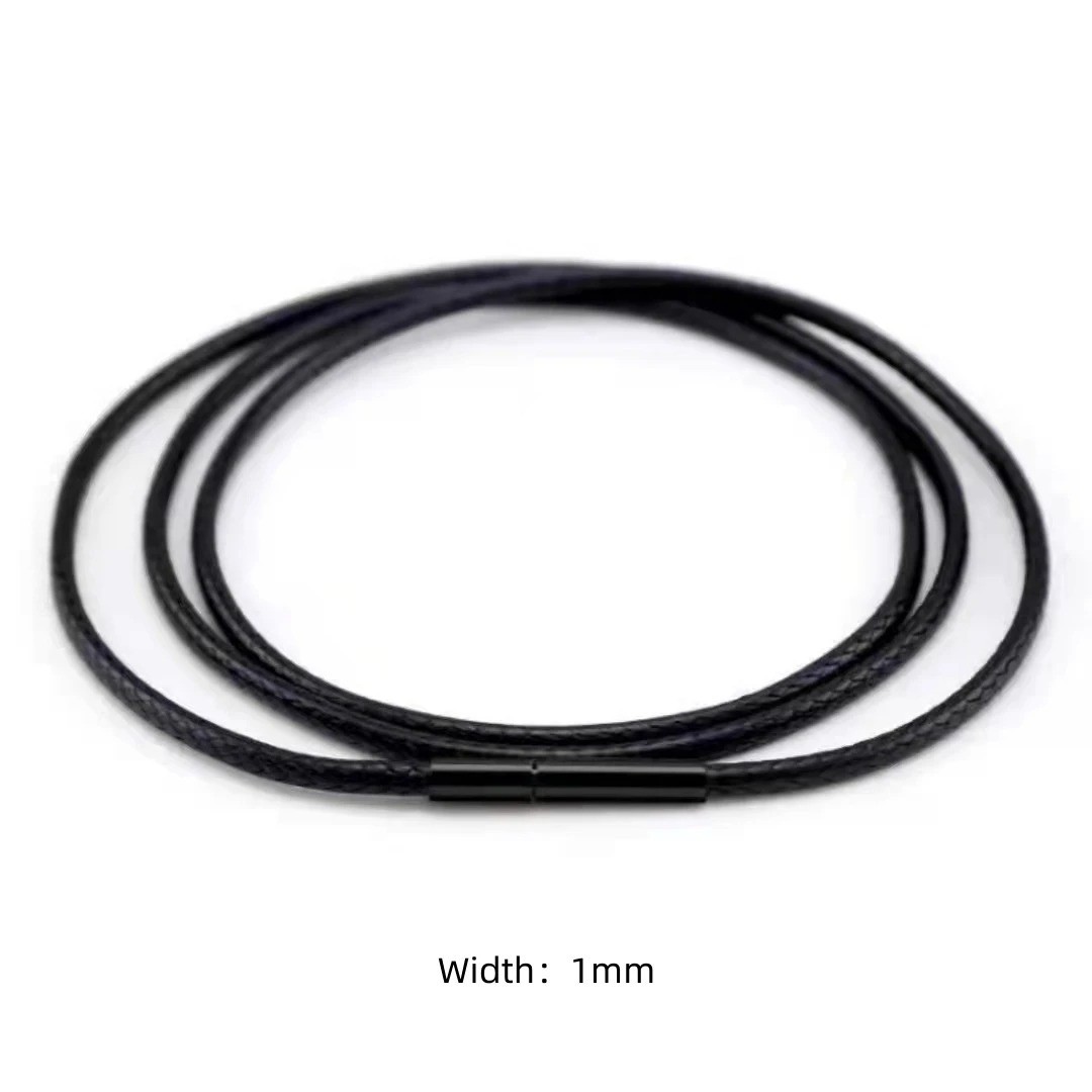 Leather Cord Necklace Black Brown (1 to 3mm) Bayonet Clasp Surfer Choker Unisex
