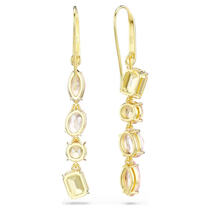 Swarovski Gema drop earrings Mixed cut