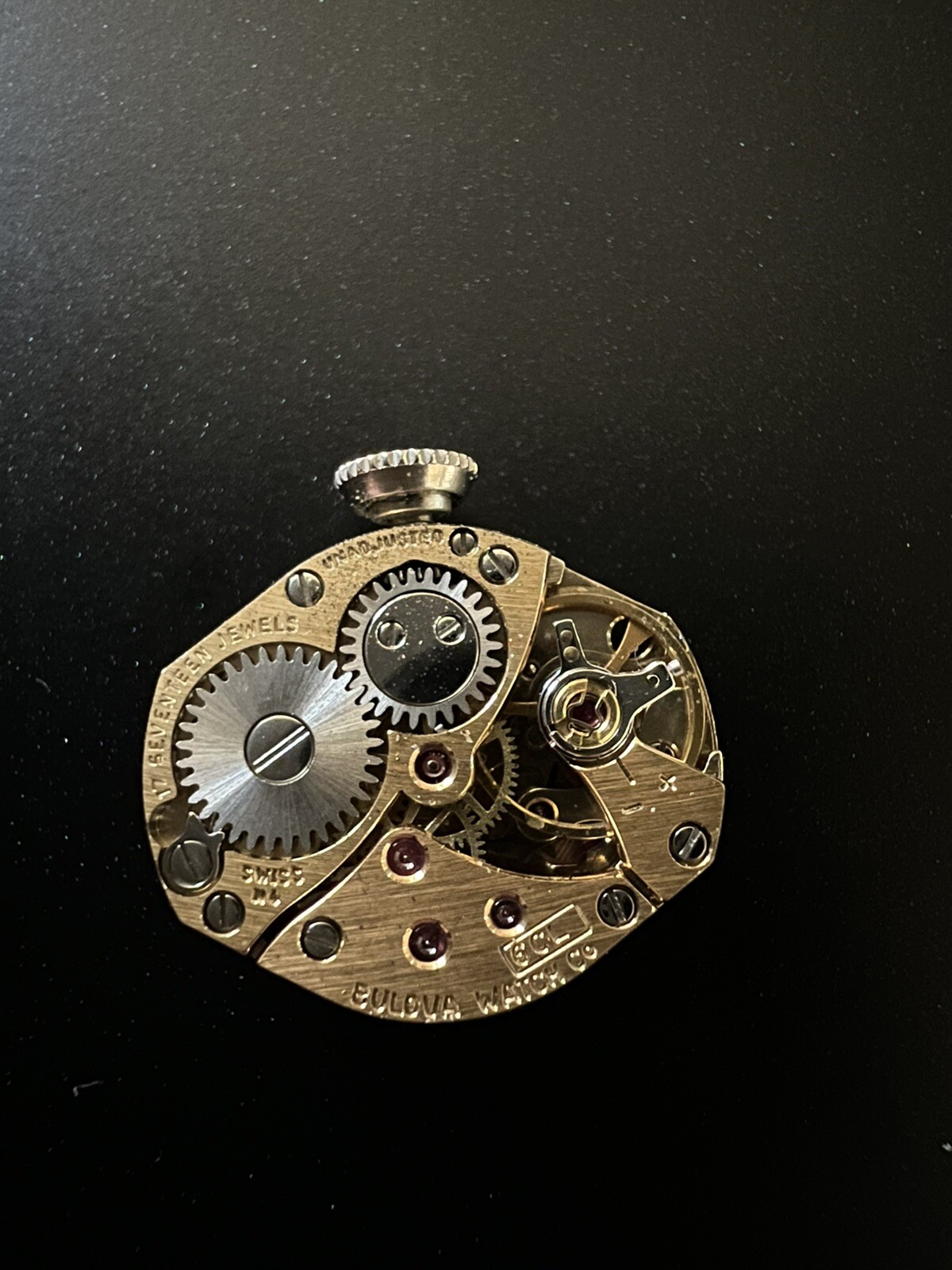 VINTAGE Bulova 10K Gold 6CL 17 Jewels L4 Ladies Watch Parts/Repair