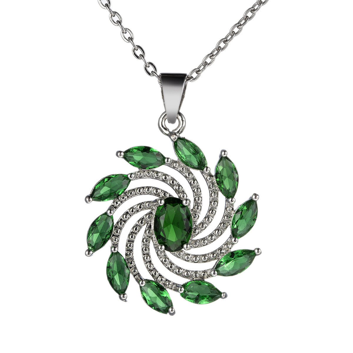 Hot Wheels Stainless Steel Necklace Pendant Jewelry Zircon Sweater Chain #10338
