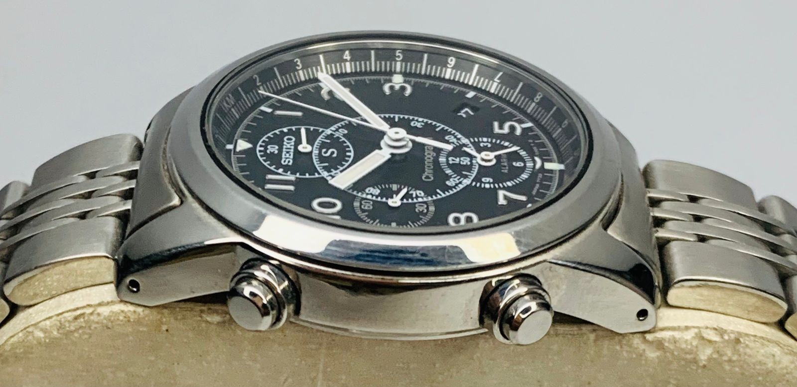 Vintage Seiko Chronograph SUS 7T32-7E90 Men’s Quartz Watch