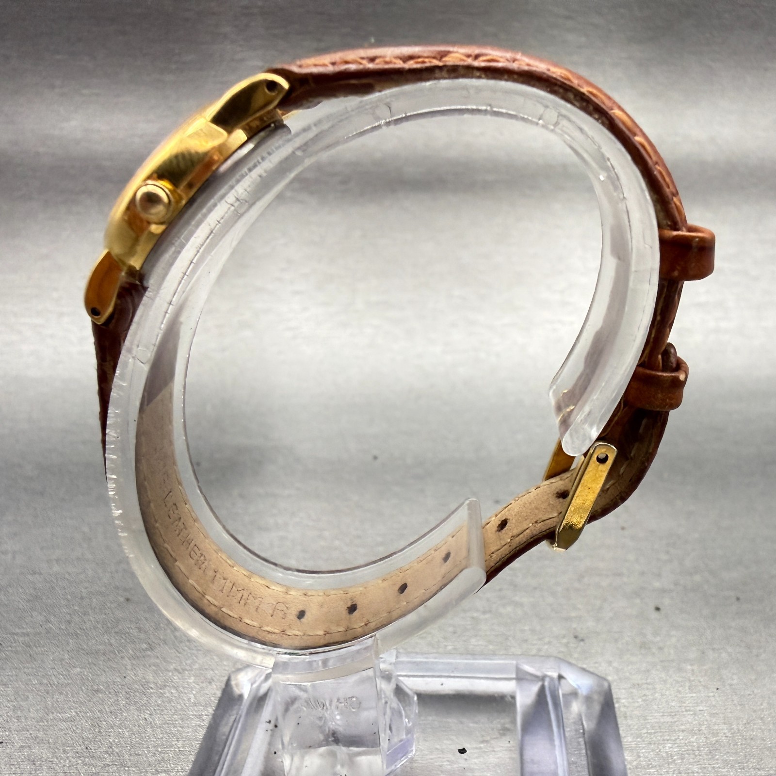 Seiko Watch Women 20mm Champagne Dial Gold Tone Round 1N00-0F69 New Battery VTG