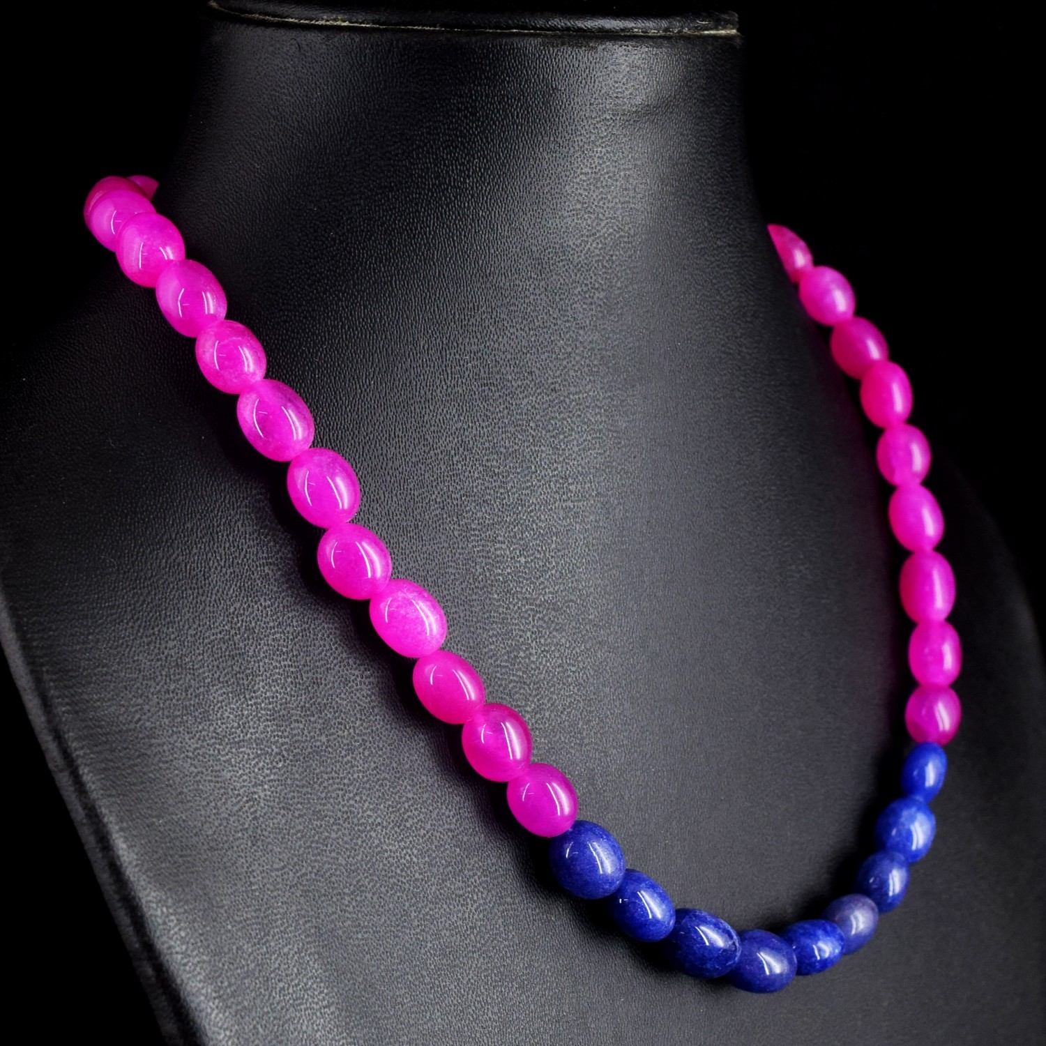 Beautiful Onyx 248.00 Cts Elegant Beaded Most Outstanding Necklace RK 21 E784