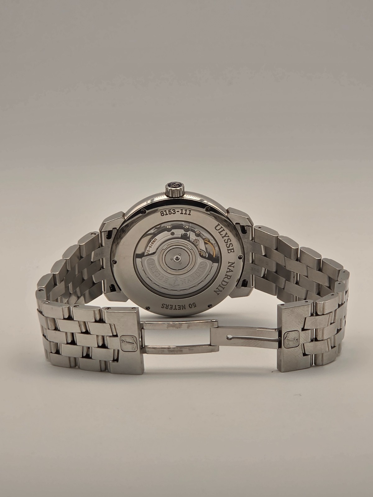 Ulyess Nardin 8153-111 Rare with factory Bracelet