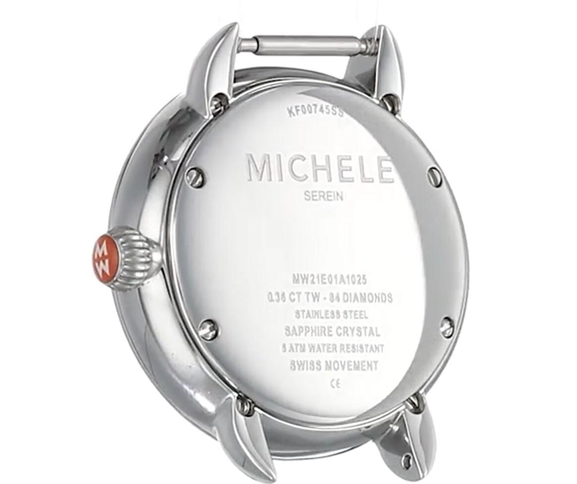 NEW Michele Serein Petite 28mm Diamond Watch Swiss Quartz MW21E01A1025 $1715.0