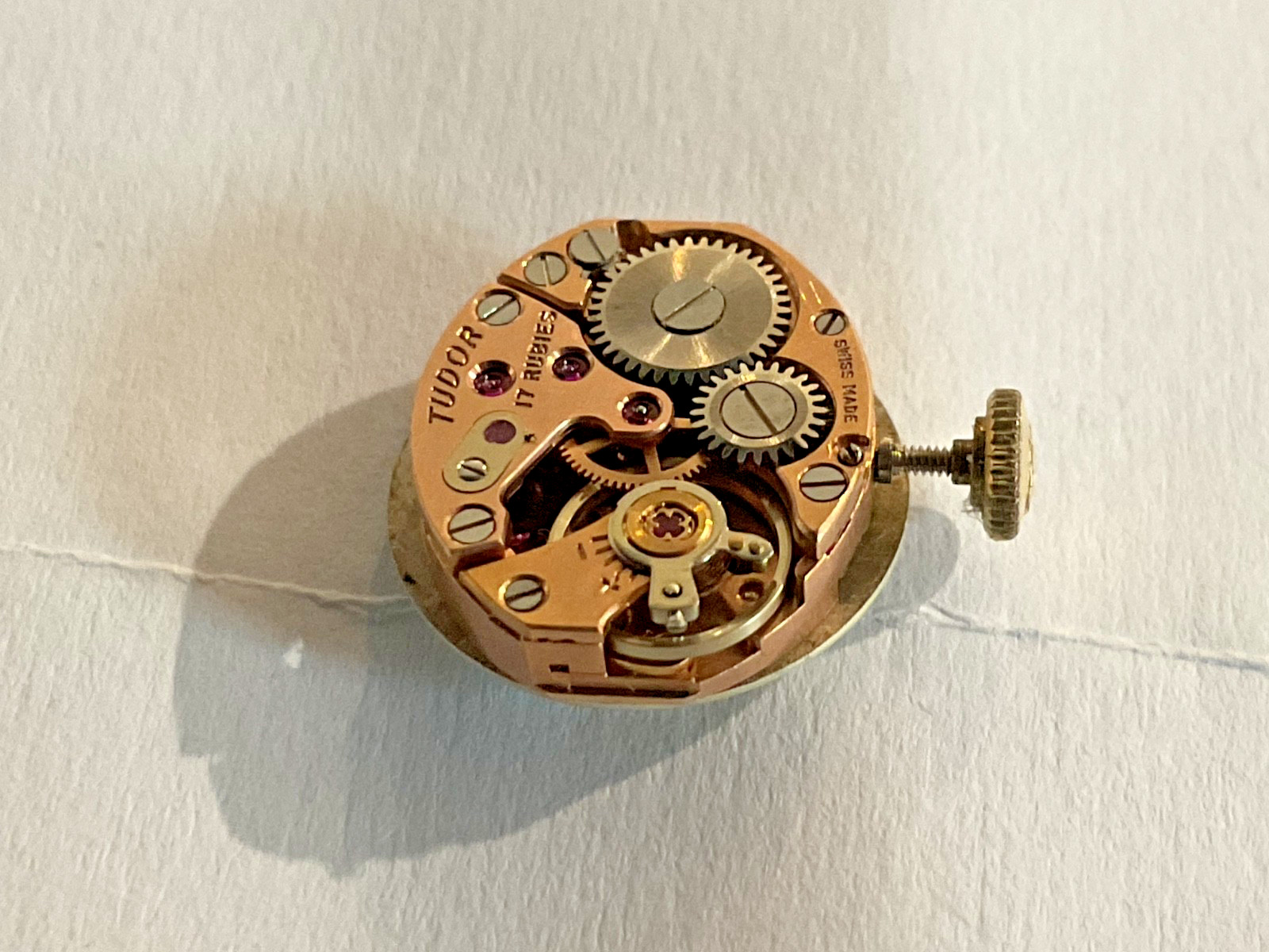 ROLEX TUDOR 9ct GOLD LADIES COCKTAIL WATCH WORKING