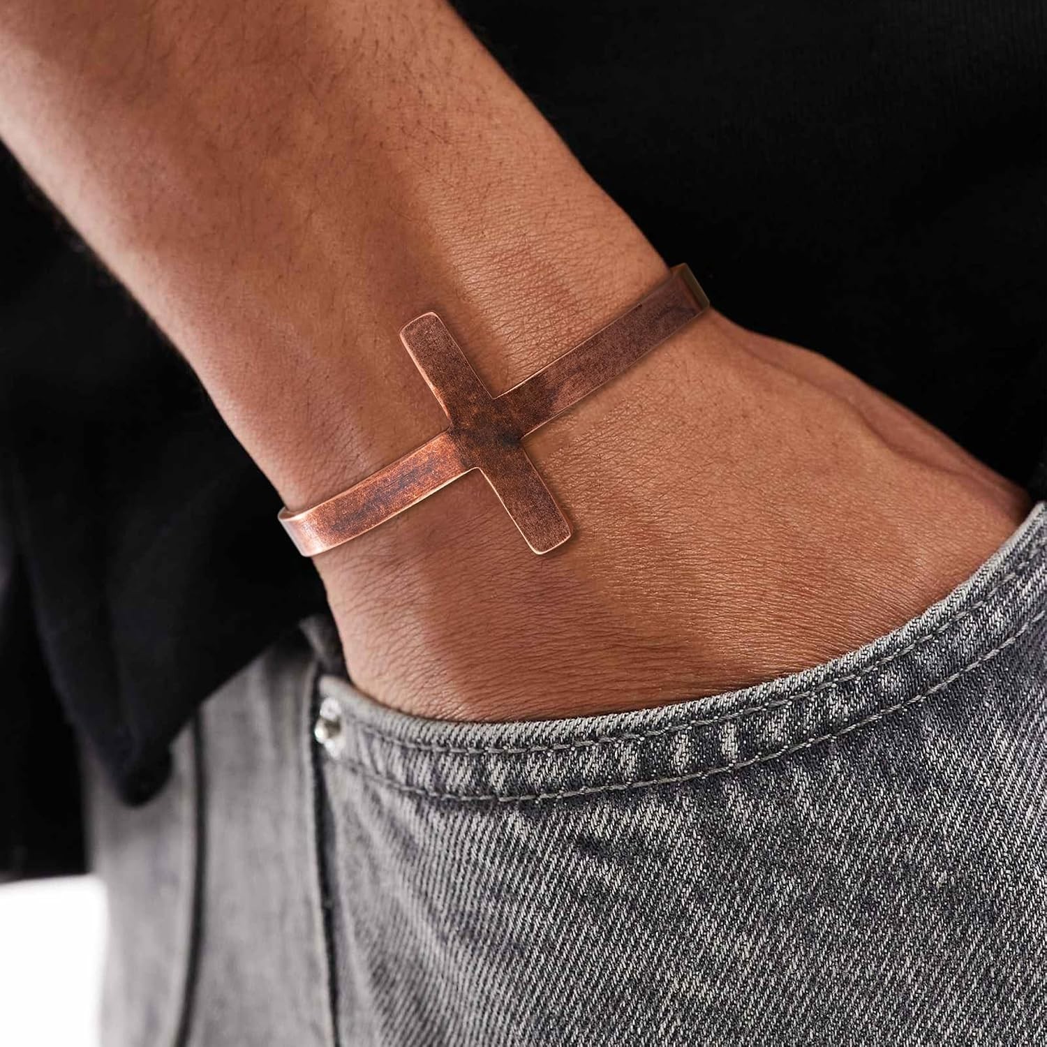 Retro Waterproof Pure Copper Healing Cuff Bracelet – Perfect for Every Occasion