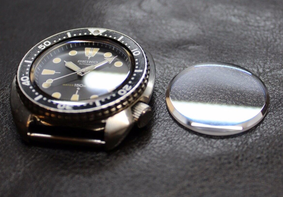 Sapphire Blue AR 320w34ga Seiko diver 6309-7040 6309-7049 6306-7000 6306-7001