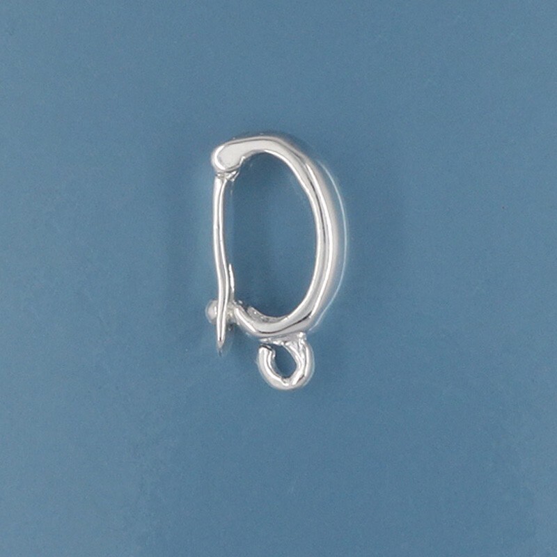 Sterling Silver Hinged Pendant Bail Enhancer Connector w/Open Loop #33319