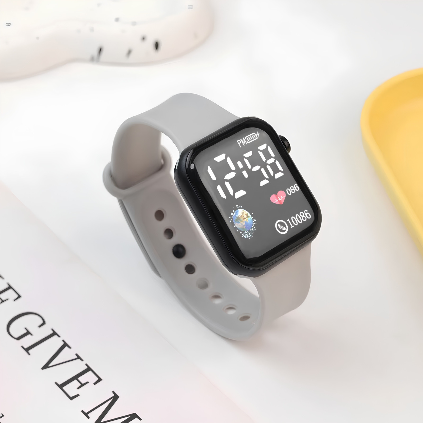 LED Digital Sport Watch Waterproof Wristwatch Men Women Boys Girls Kids Gift