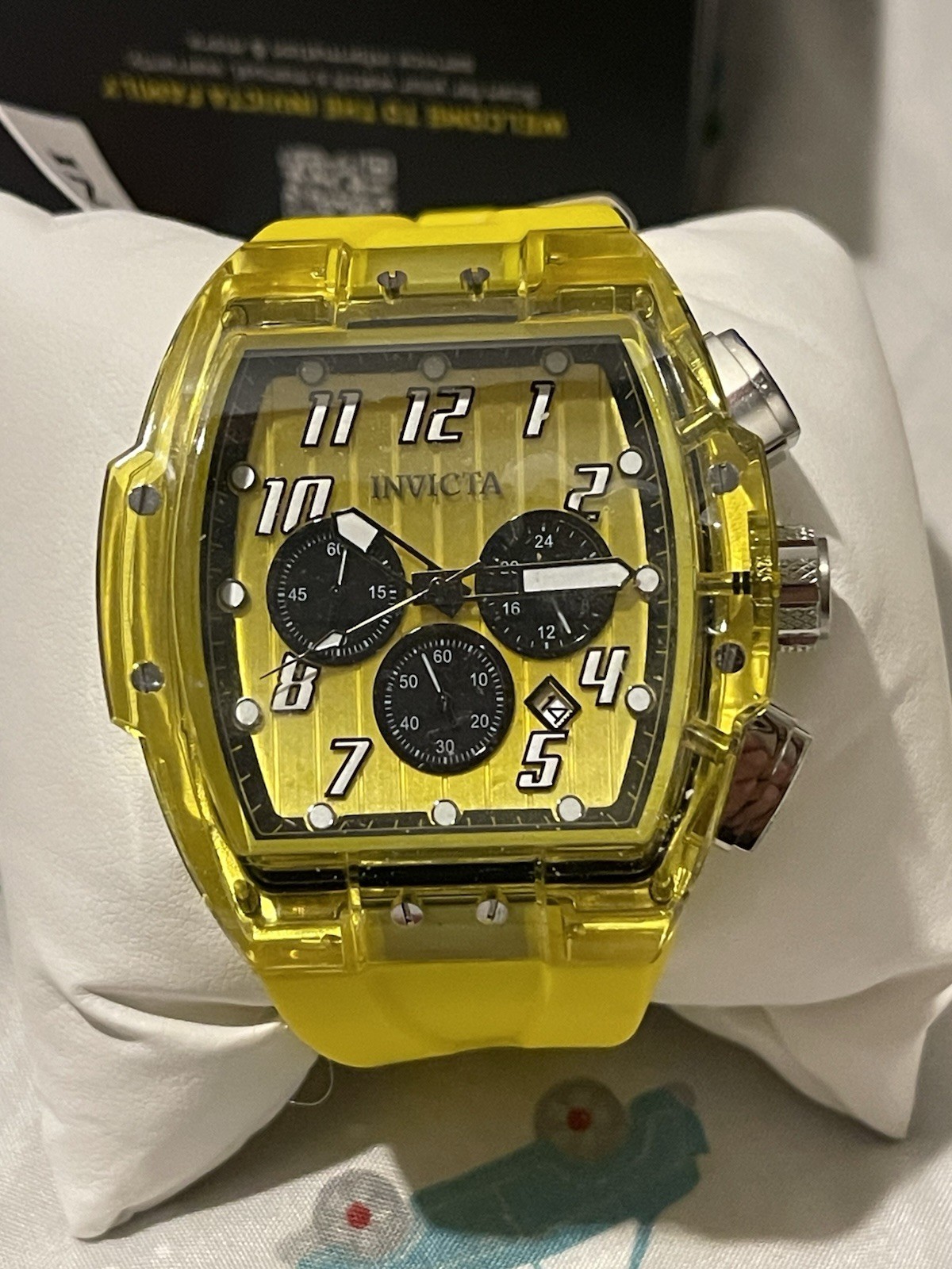 Invicta S1 Rally Kinesia Anatomic Men’s Watch – 47mm, Yellow (45482)