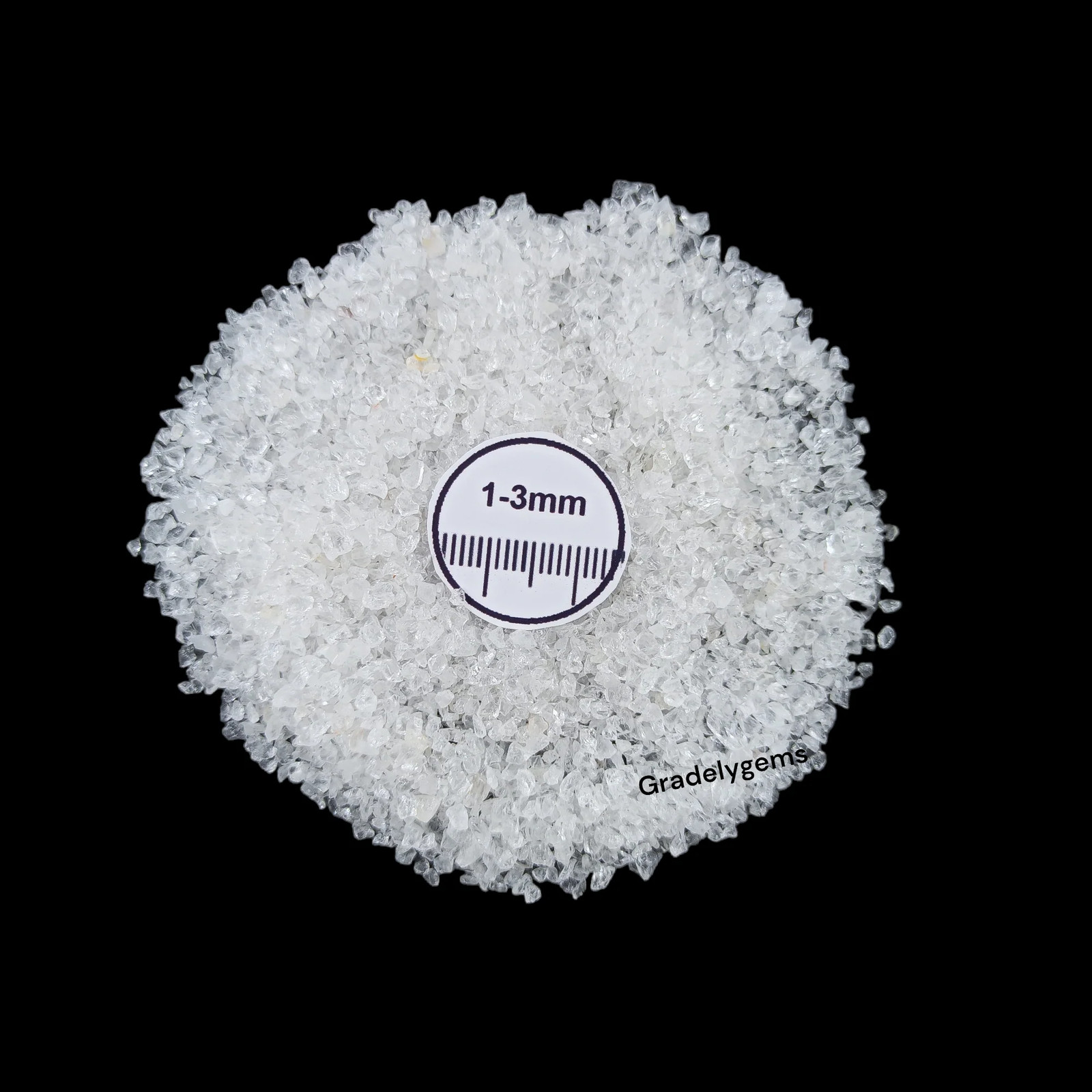 Crystal 1-3mm Gemstone Granules for Craft Bottles Inlay