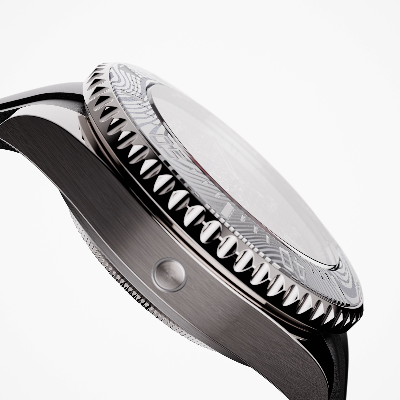 Oceaneva 6000m Grade 5 Titanium AUTOMATIC Watch SWISS MOVEMENT Black