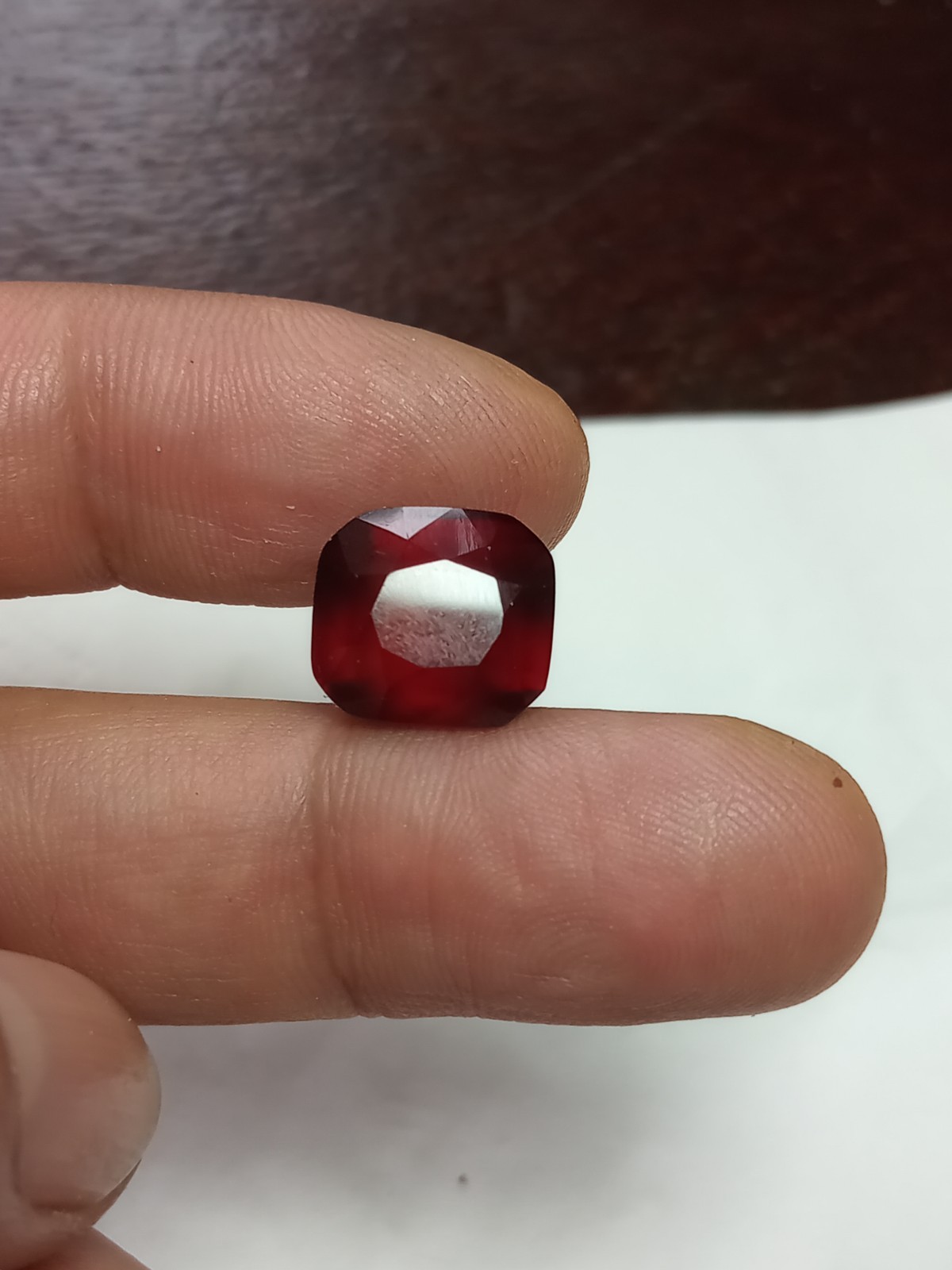 12.30 ct Natural Hessonite garnet unheated, loose gemstone 12.8×11.7x9mm