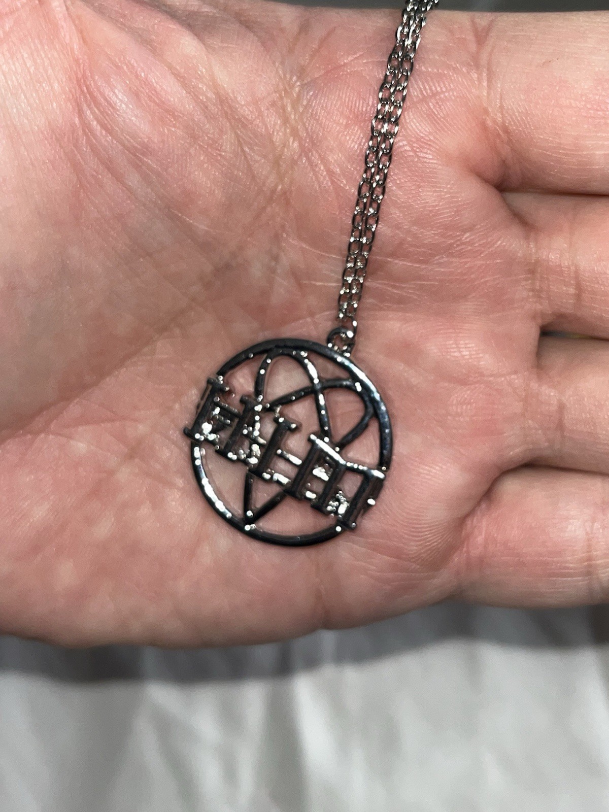 H.I.M. Necklace Stainless Steel Heartagram Pendant Merch Logo Symbol 20″ Chain