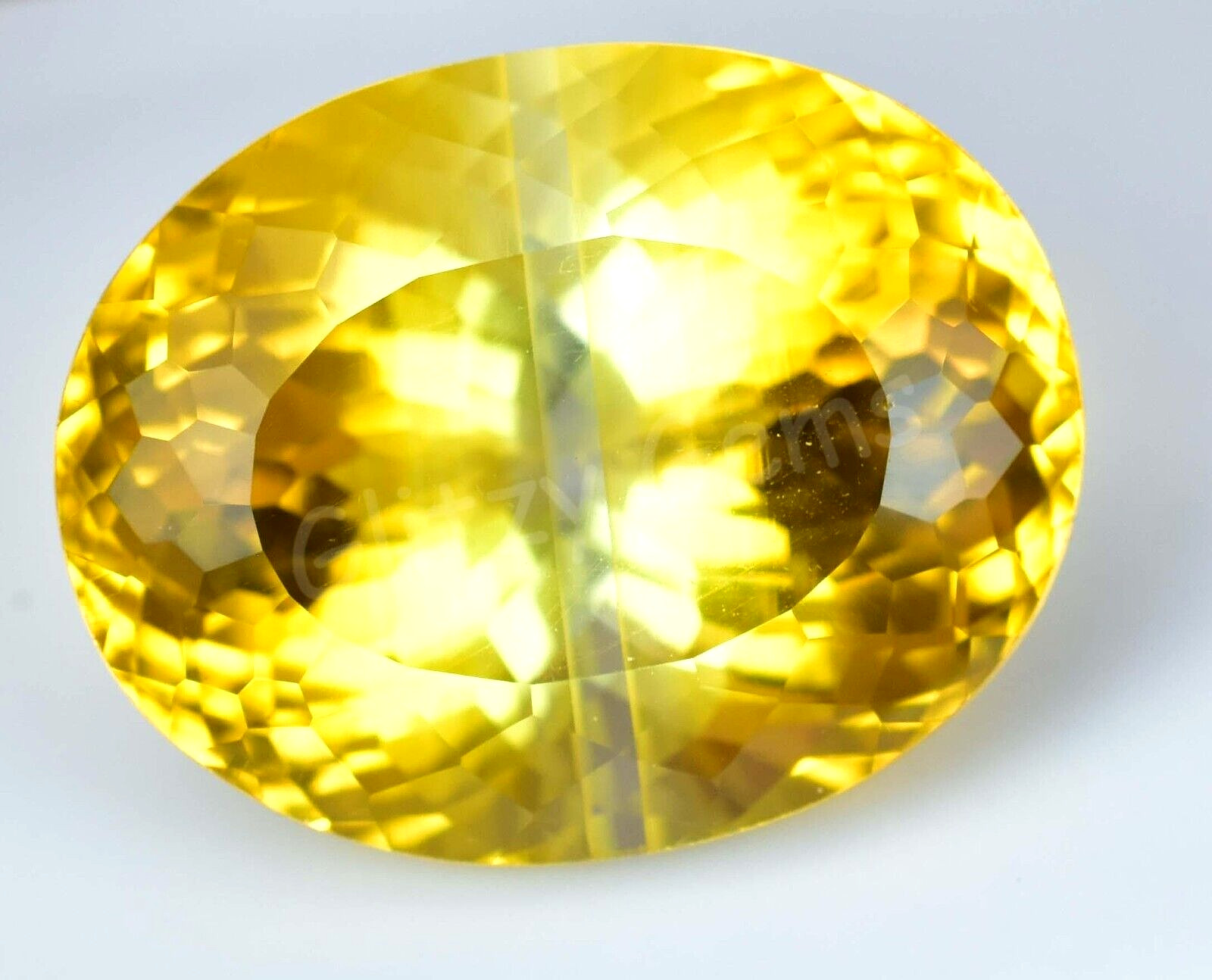 Natural Big Size Bi-Color (Yellow) Tourmaline 48.45 Ct Oval Certified Gemstone