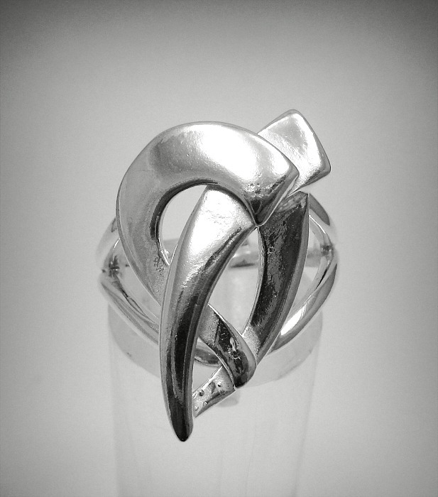 Extravagant Sterling Silver Ring Solid 925 Adjustable Size Nickel Free Handmade