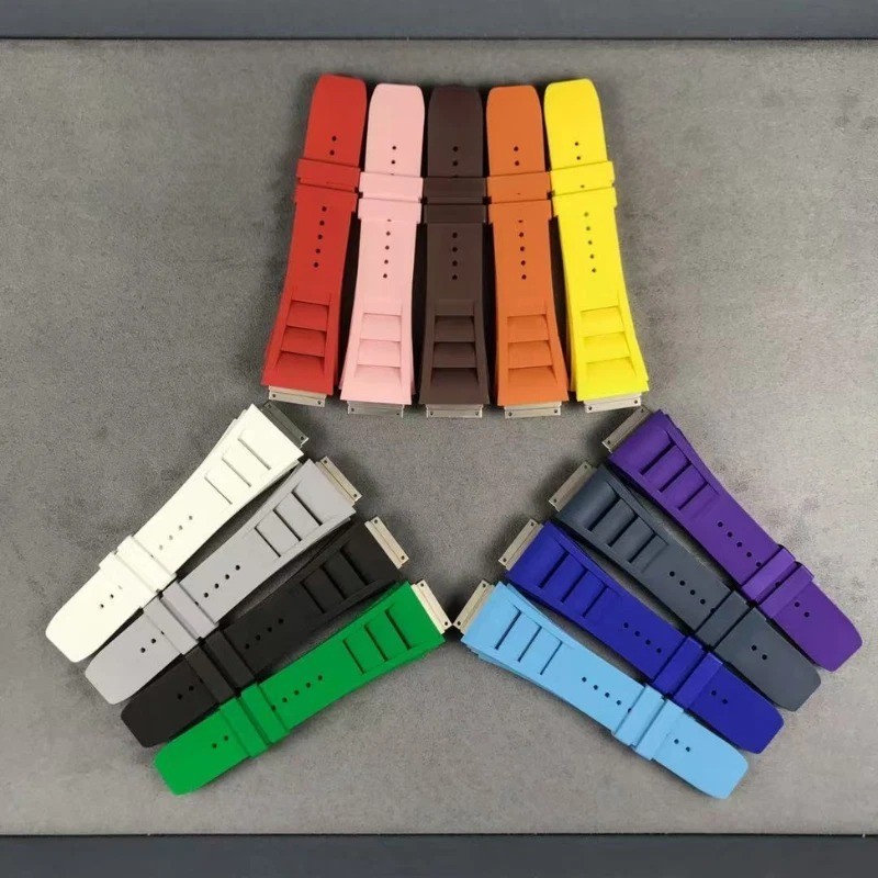 Large Replacement Rubber Strap Band Fits Richard Mille Watch RM010 10L L Size