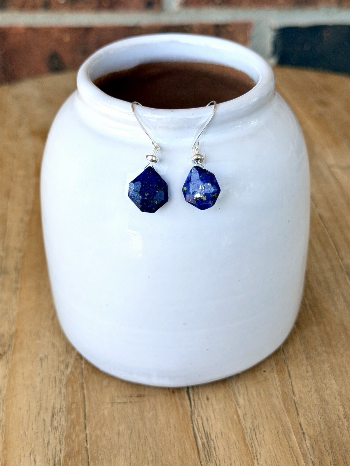 Lapis Lazuli Dangle Earrings