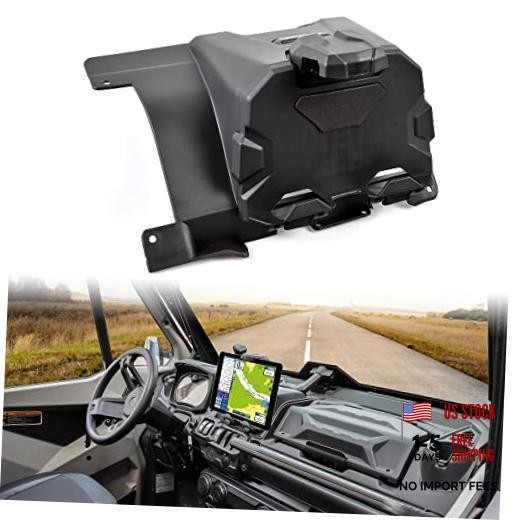 Electronic Device Holder with Storage Box Organizer Tray for Can Am Defender