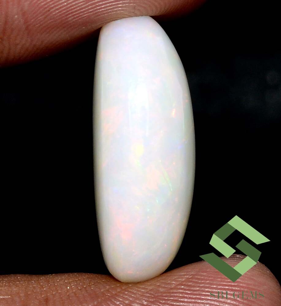 27×17 mm Natural Ethiopian Opal Oval Cabochon 22.50 CTS Multi Fire Loose Gems