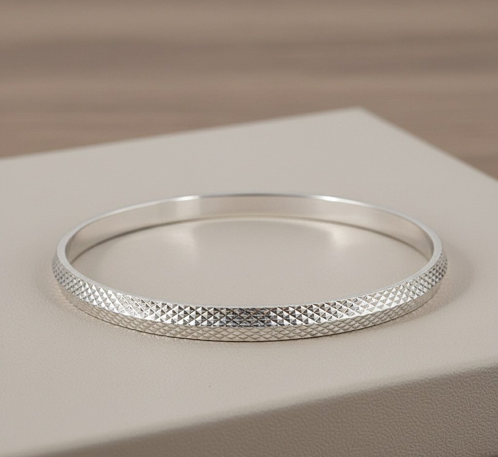 925 Sterling Silver Punjabi Kada Sikh Kara Bangle Bracelet | Handmade in USA