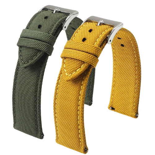 Waterproof Sailcloth Watch Strap 18mm 19mm 20mm 21mm 22mm 24mm Nylon Band