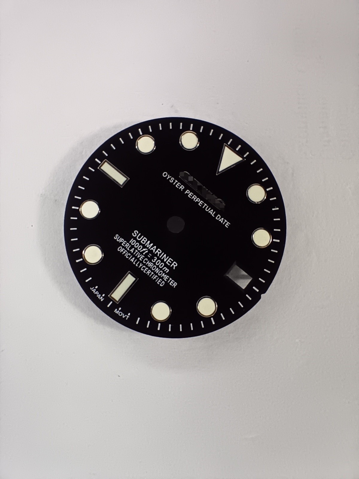 New Replacement Black Submariner Date 300m Dial for 7S26 NH35 SKX007