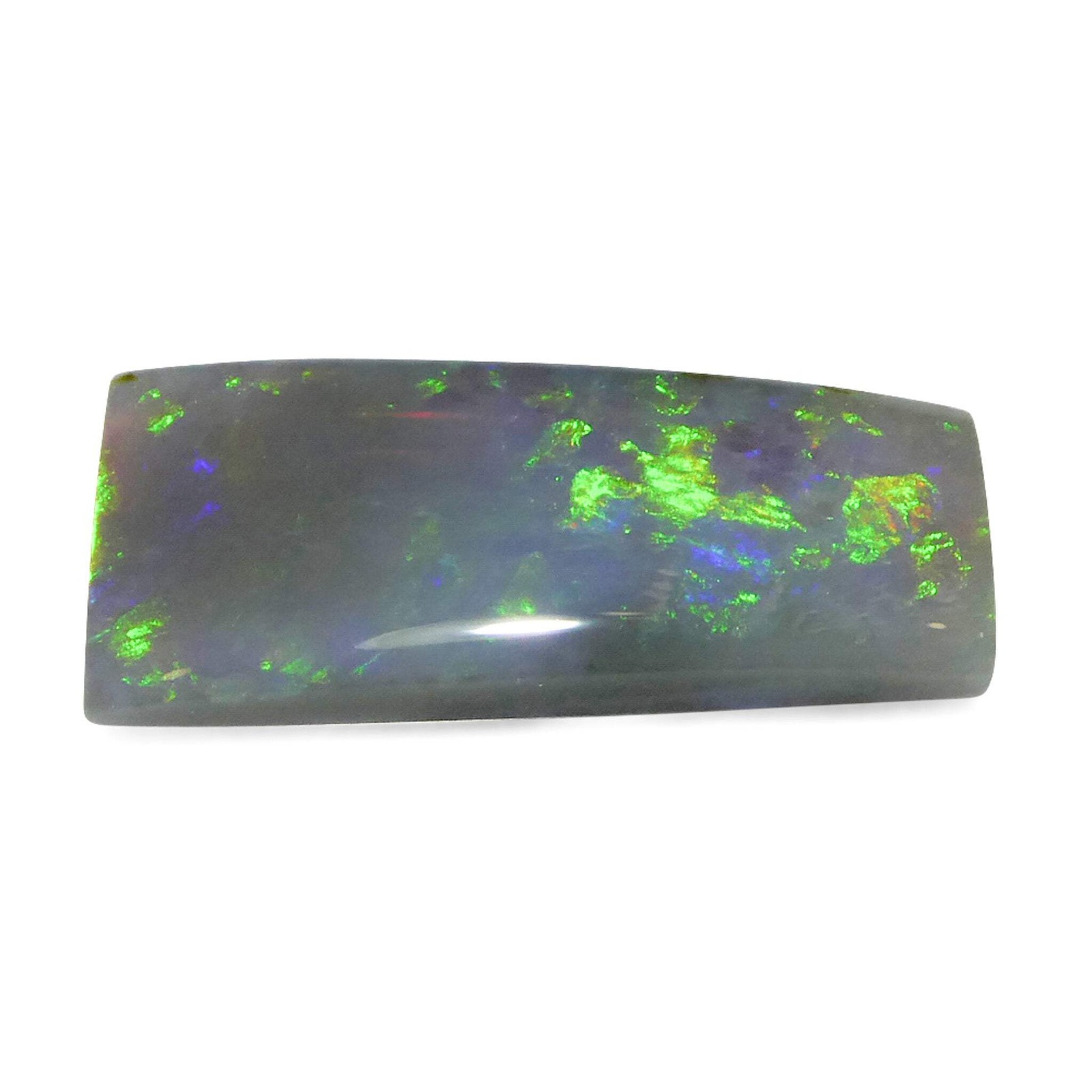 2.73ct Rectangular Freeform Cabochon Gray Opal from Australia