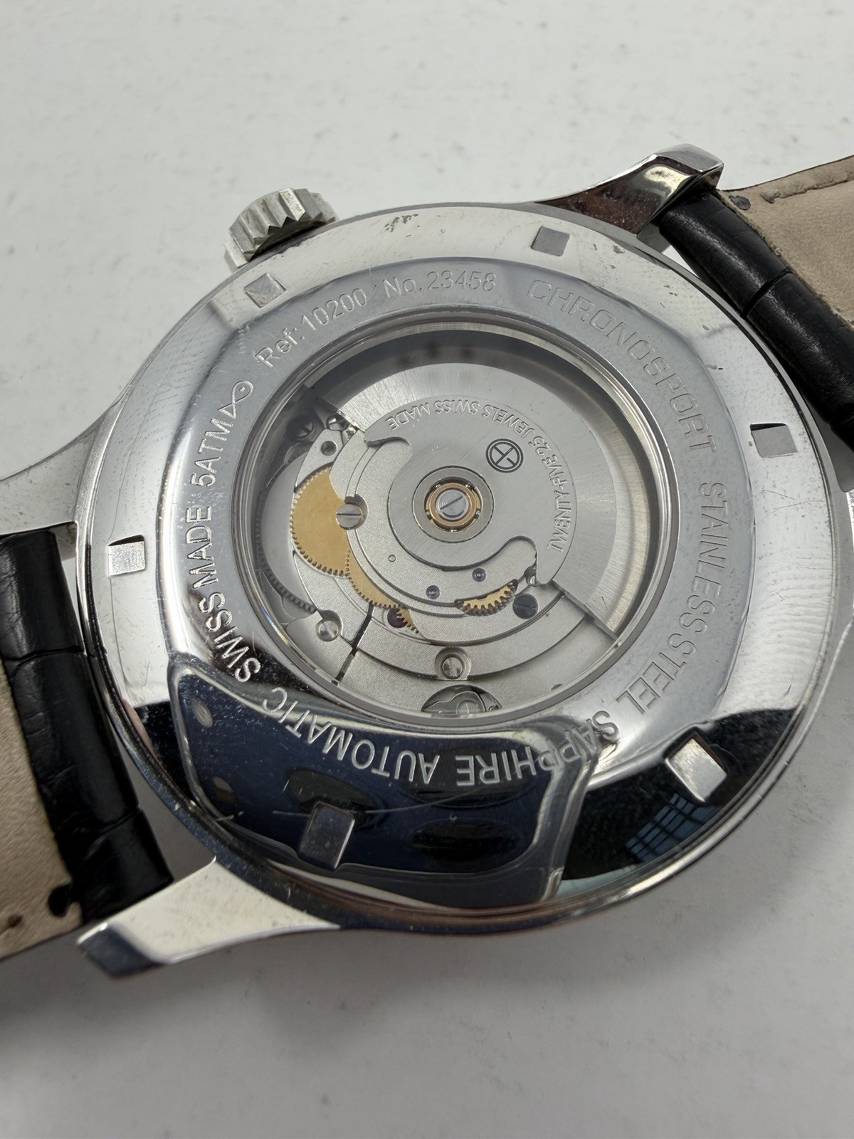 Ernst Benz Chronosport GC10251 Stainless Steel Black dial 47mm Automatic watch
