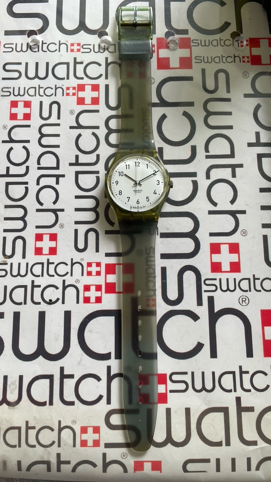 Swatch Grey GM132 1996 Standard Gents 34mm Vintage