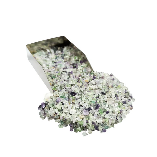 Fluorite 1-3mm Gemstone Granules for Craft Bottles Inlay