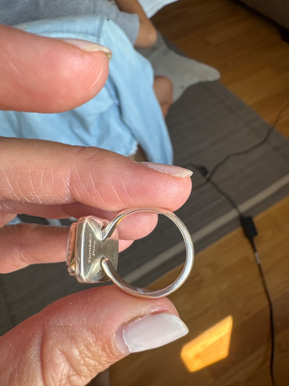 cotton candy turquoise ring