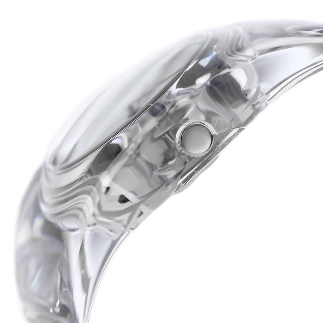 Issey Miyake O-Bold NYAS001 Clear Bangle Wrist Watch Unisex Transparent New Box