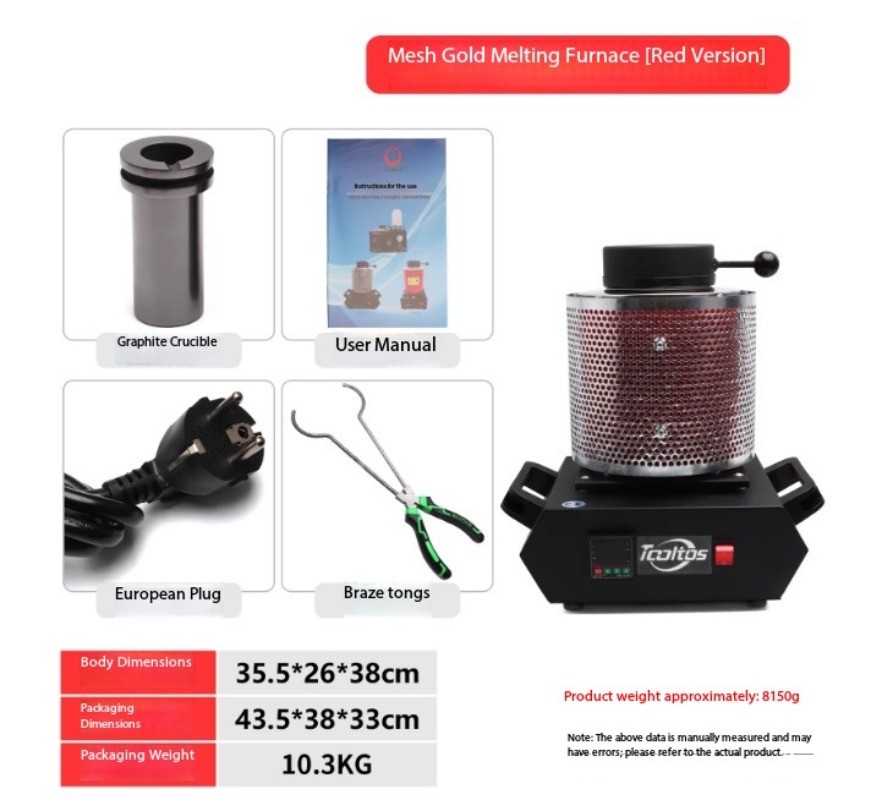Small Mesh Melting Furnace, Gold Melting Furnace, Metal Gold Melting Furnace