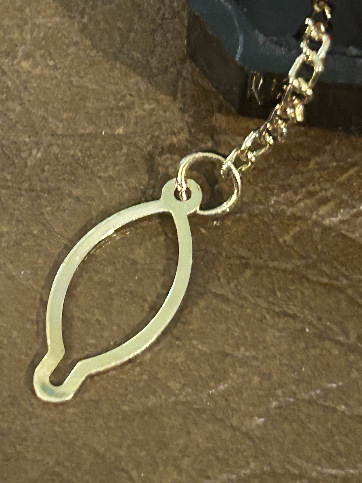 Vintage Two Tone Gold & Silver Color PARIS Tie Bar Clip With Chain