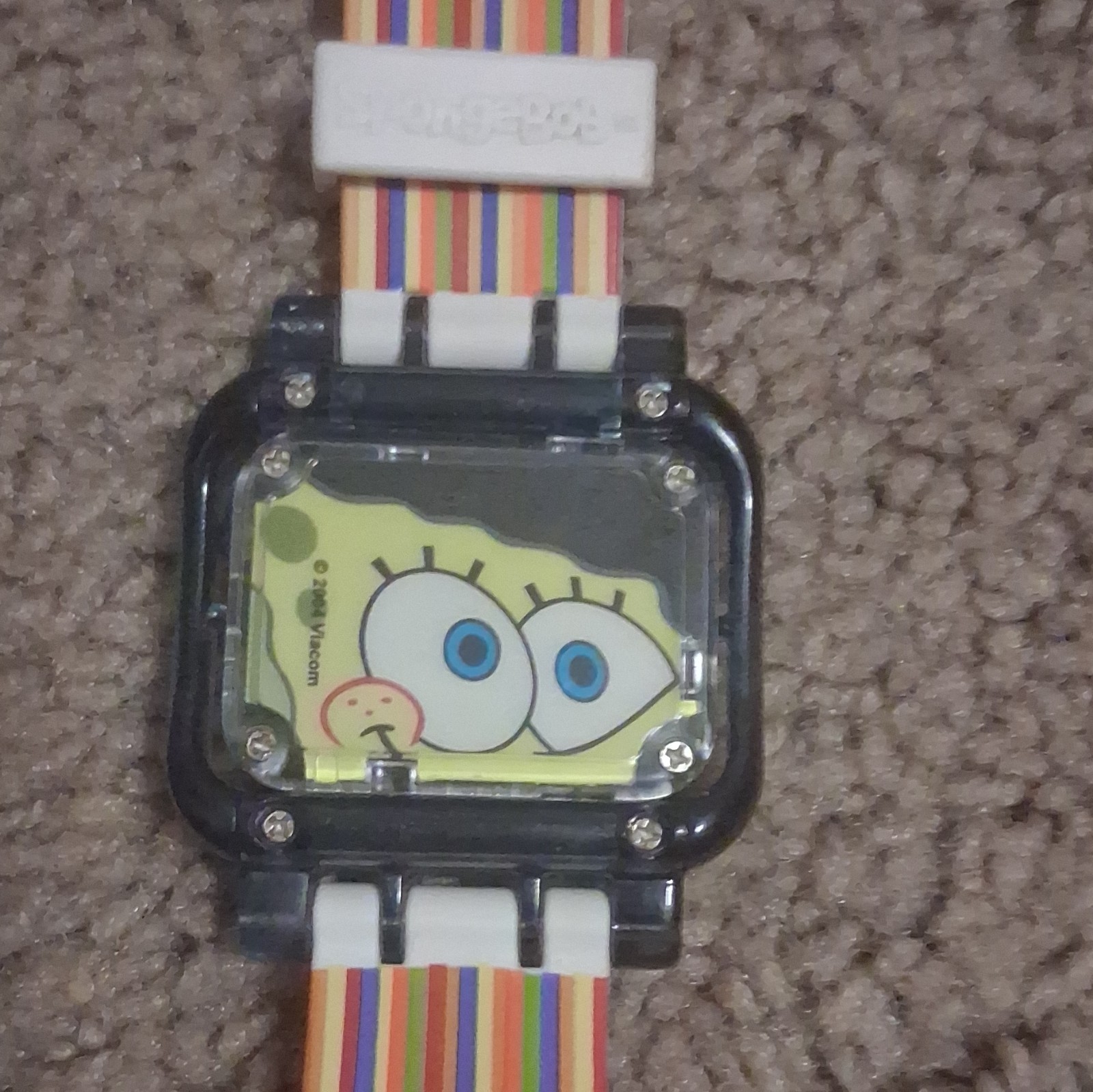 Nickelodeon SpongeBob SquarePants Digital Quartz Kids Watch Plastic Band