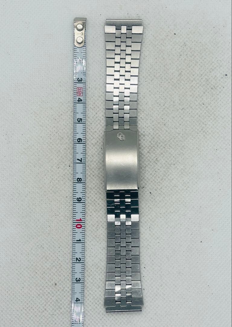 CITIZEN watch strap, 18mm lug width, stainless steel, silver color.