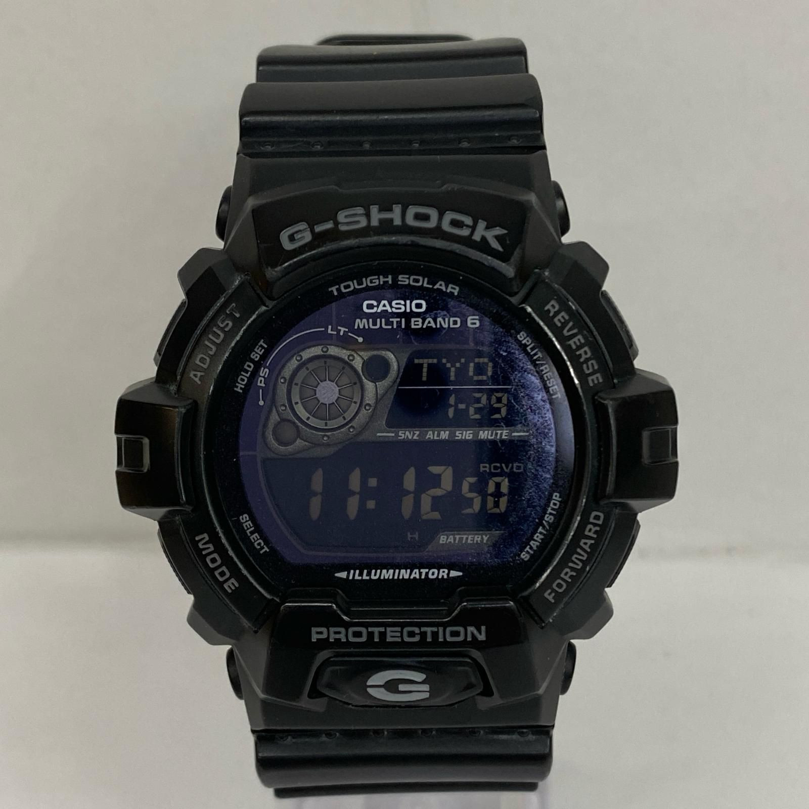 CASIO G-SHOCK GW-8900A-1JF Black Resin Tough Solar Digital Watch Unisex Adults