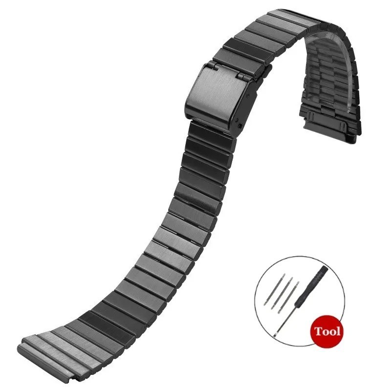 Stainless Steel Watch Band for F91W A158 A168 B650 AQ230 AE500W 18/20mm
