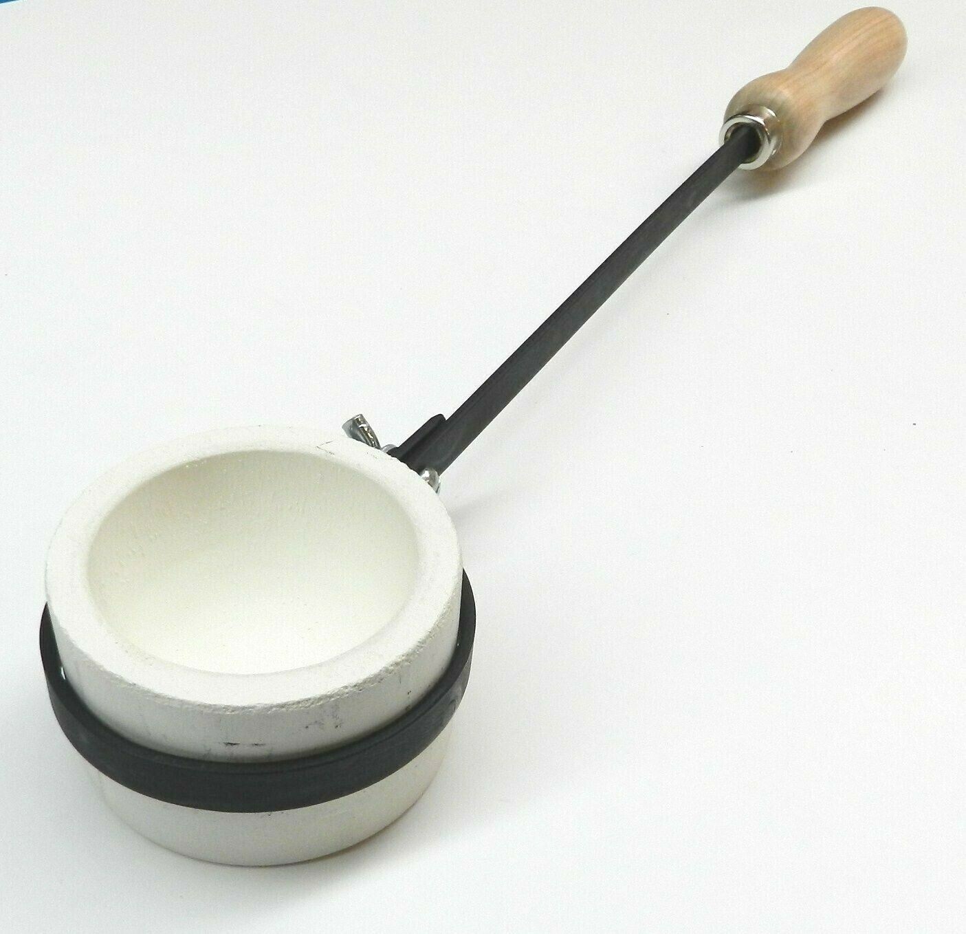 12oz Melting Dish Crucible & Tong Handle Dish Round Cup and Holder Set Melt Gold