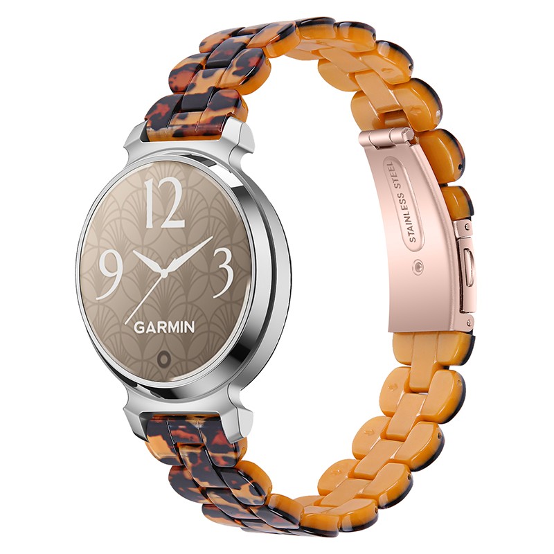For Garmin Lily 2 Fashion Resin Stainless Steel Watch Strap Band Replacement