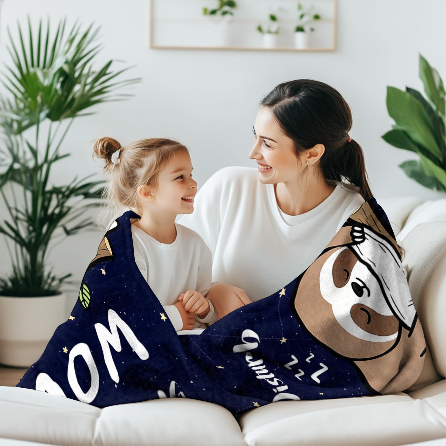 Gifts for Mom Blanket, Moms Gifts from Daughter Son, Mothers Day Birthday Gift f